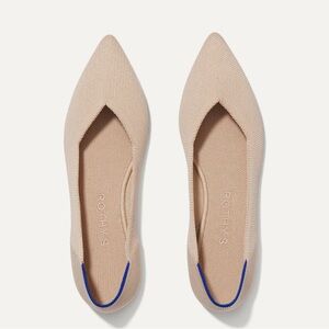 Rothys The Point Flats | Ecru | Size 10.5